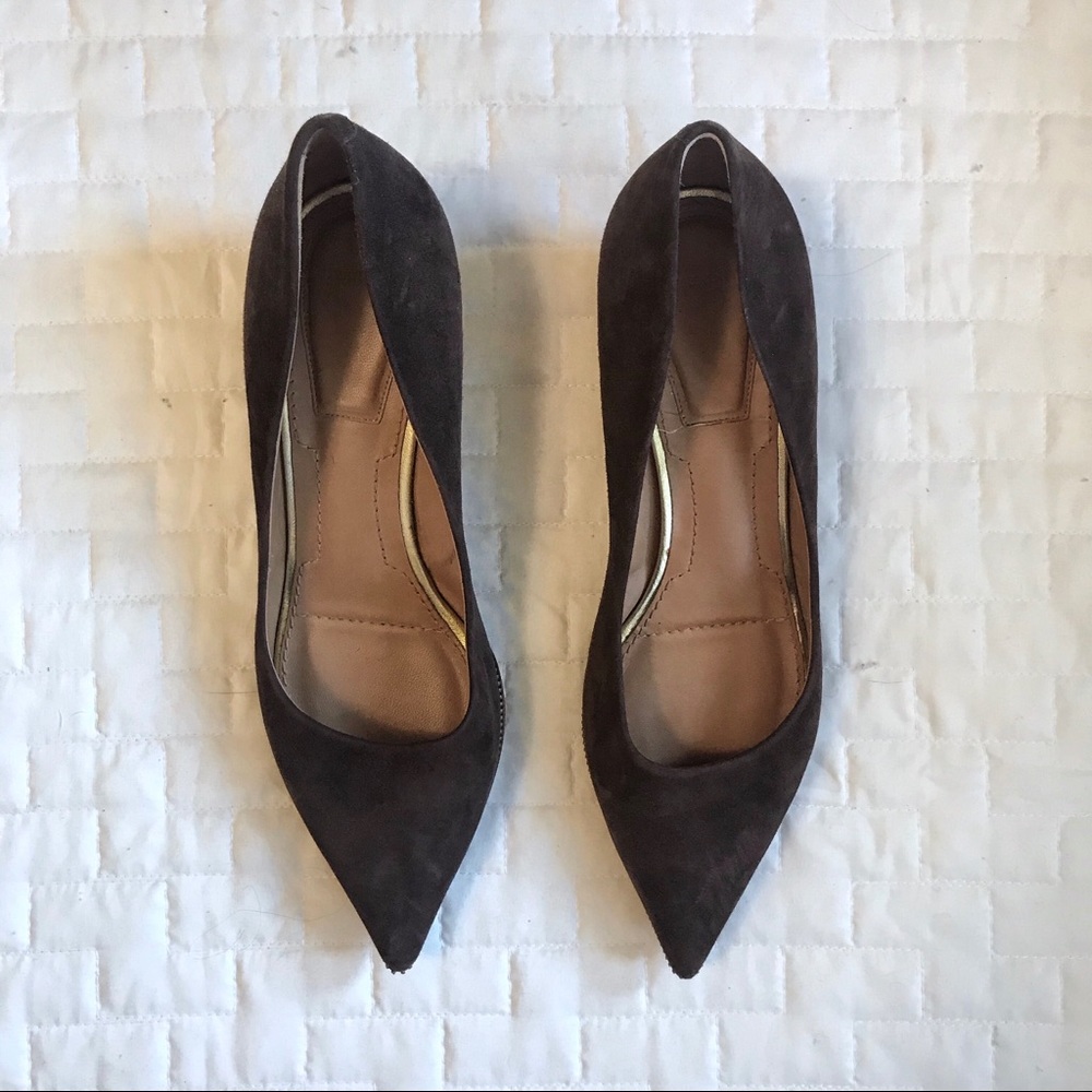 Plum Givenchy Kitten Heels